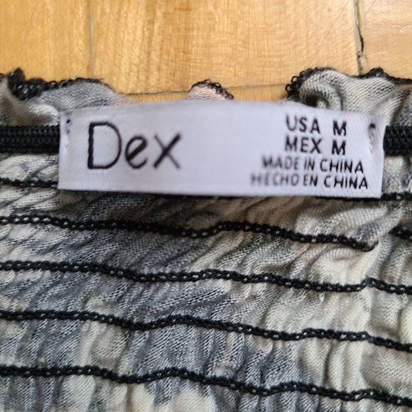 DEX Floral Medium Off the Sholder Top - Picture 4 of 6